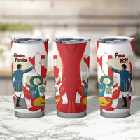 Peru Independence Day Tumbler Cup Jose de San Martin Fiestas Patrias