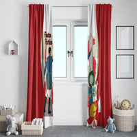 Peru Independence Day Window Curtain Jose de San Martin Fiestas Patrias