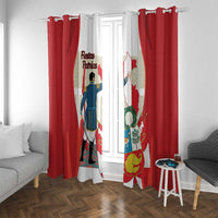 Peru Independence Day Window Curtain Jose de San Martin Fiestas Patrias