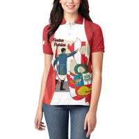Peru Independence Day Women Polo Shirt Jose de San Martin Fiestas Patrias