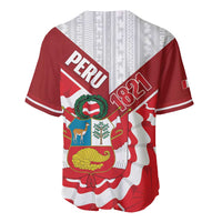 Peru 1821 Proud Baseball Jersey National Day Peruvian Pattern