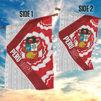 Peru 1821 Proud Garden Flag National Day Peruvian Pattern