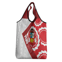 Peru 1821 Proud Grocery Bag National Day Peruvian Pattern