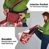 Peru 1821 Proud Grocery Bag National Day Peruvian Pattern
