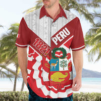 Peru 1821 Proud Hawaiian Shirt National Day Peruvian Pattern