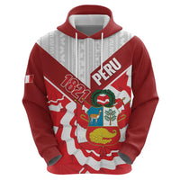 Peru 1821 Proud Hoodie National Day Peruvian Pattern