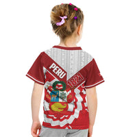Peru 1821 Proud Kid T Shirt National Day Peruvian Pattern