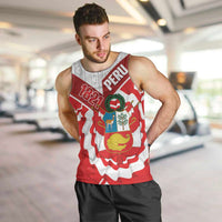 Peru 1821 Proud Men Tank Top National Day Peruvian Pattern