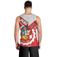 Peru 1821 Proud Men Tank Top National Day Peruvian Pattern