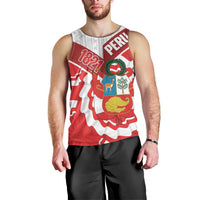 Peru 1821 Proud Men Tank Top National Day Peruvian Pattern