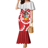 Peru 1821 Proud Mermaid Dress National Day Peruvian Pattern