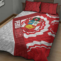 Peru 1821 Proud Quilt Bed Set National Day Peruvian Pattern