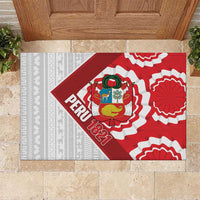 Peru 1821 Proud Rubber Doormat National Day Peruvian Pattern