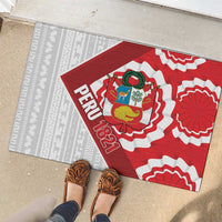 Peru 1821 Proud Rubber Doormat National Day Peruvian Pattern