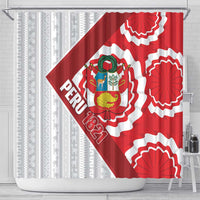 Peru 1821 Proud Shower Curtain National Day Peruvian Pattern