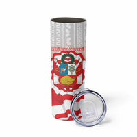 Peru 1821 Proud Skinny Tumbler National Day Peruvian Pattern