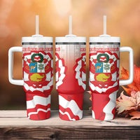 Peru 1821 Proud Tumbler With Handle National Day Peruvian Pattern