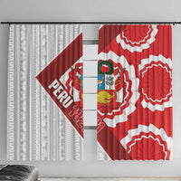 Peru 1821 Proud Window Curtain National Day Peruvian Pattern