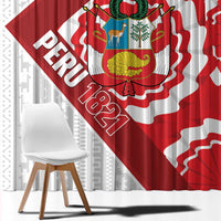 Peru 1821 Proud Window Curtain National Day Peruvian Pattern