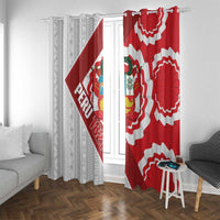 Peru 1821 Proud Window Curtain National Day Peruvian Pattern