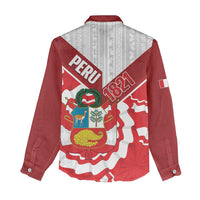 Peru 1821 Proud Women Casual Shirt National Day Peruvian Pattern