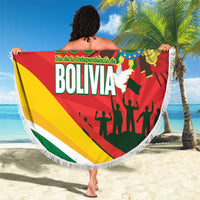 Bolivia Independence Day Beach Blanket 200 Anos Dia de la Independencia