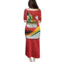 Bolivia Independence Day Family Matching Puletasi and Hawaiian Shirt 200 Anos Dia de la Independencia