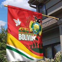 Bolivia Independence Day Garden Flag 200 Anos Dia de la Independencia