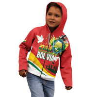 Bolivia Independence Day Kid Hoodie 200 Anos Dia de la Independencia