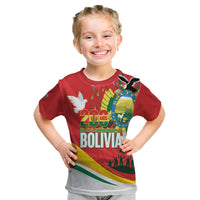 Bolivia Independence Day Kid T Shirt 200 Anos Dia de la Independencia