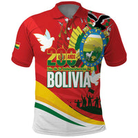 Bolivia Independence Day Polo Shirt 200 Anos Dia de la Independencia