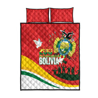 Bolivia Independence Day Quilt Bed Set 200 Anos Dia de la Independencia
