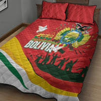 Bolivia Independence Day Quilt Bed Set 200 Anos Dia de la Independencia