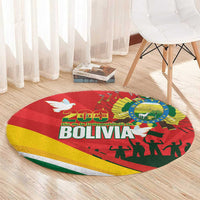 Bolivia Independence Day Round Carpet 200 Anos Dia de la Independencia