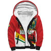 Bolivia Independence Day Sherpa Hoodie 200 Anos Dia de la Independencia