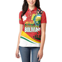 Bolivia Independence Day Women Polo Shirt 200 Anos Dia de la Independencia