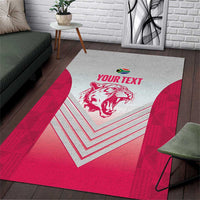 South Africa Rugby Custom Area Rug Come On Puma African Pattern