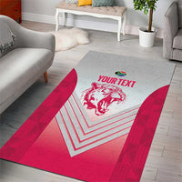 South Africa Rugby Custom Area Rug Come On Puma African Pattern