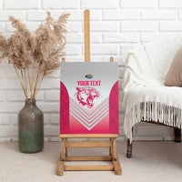 South Africa Rugby Custom Canvas Wall Art Come On Puma African Pattern