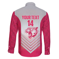 South Africa Rugby Custom Family Matching Off The Shoulder Long Sleeve Dress and Hawaiian Shirt Come On Puma African Pattern