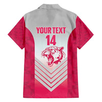 South Africa Rugby Custom Family Matching Off Shoulder Short Dress and Hawaiian Shirt Come On Puma African Pattern