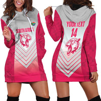 South Africa Rugby Custom Hoodie Dress Come On Puma African Pattern