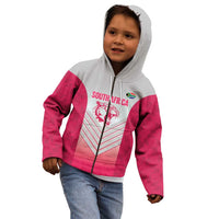 South Africa Rugby Custom Kid Hoodie Come On Puma African Pattern