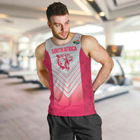 South Africa Rugby Custom Men Tank Top Come On Puma African Pattern