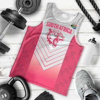 South Africa Rugby Custom Men Tank Top Come On Puma African Pattern