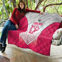South Africa Rugby Custom Quilt Come On Puma African Pattern