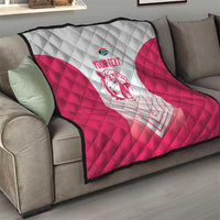 South Africa Rugby Custom Quilt Come On Puma African Pattern