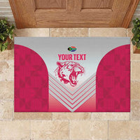 South Africa Rugby Custom Rubber Doormat Come On Puma African Pattern