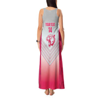 South Africa Rugby Custom Tank Maxi Dress Come On Puma African Pattern