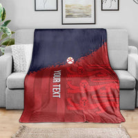 Custom Jersey Cricket Blanket Go Jer Lions - Wonder Print Shop